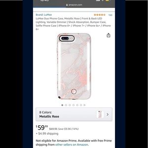 Like new LUMEE selfie iPhone case. Exact same one in the Amazon ad